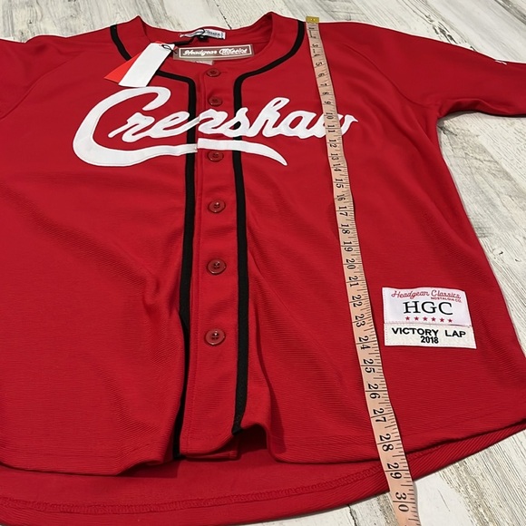 Headgear Classics Crenshaw Jersey Size M New  Nipsey Hussle Victory Baseball - Picture 11 of 12